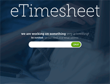 Tablet Screenshot of etimesheet.org